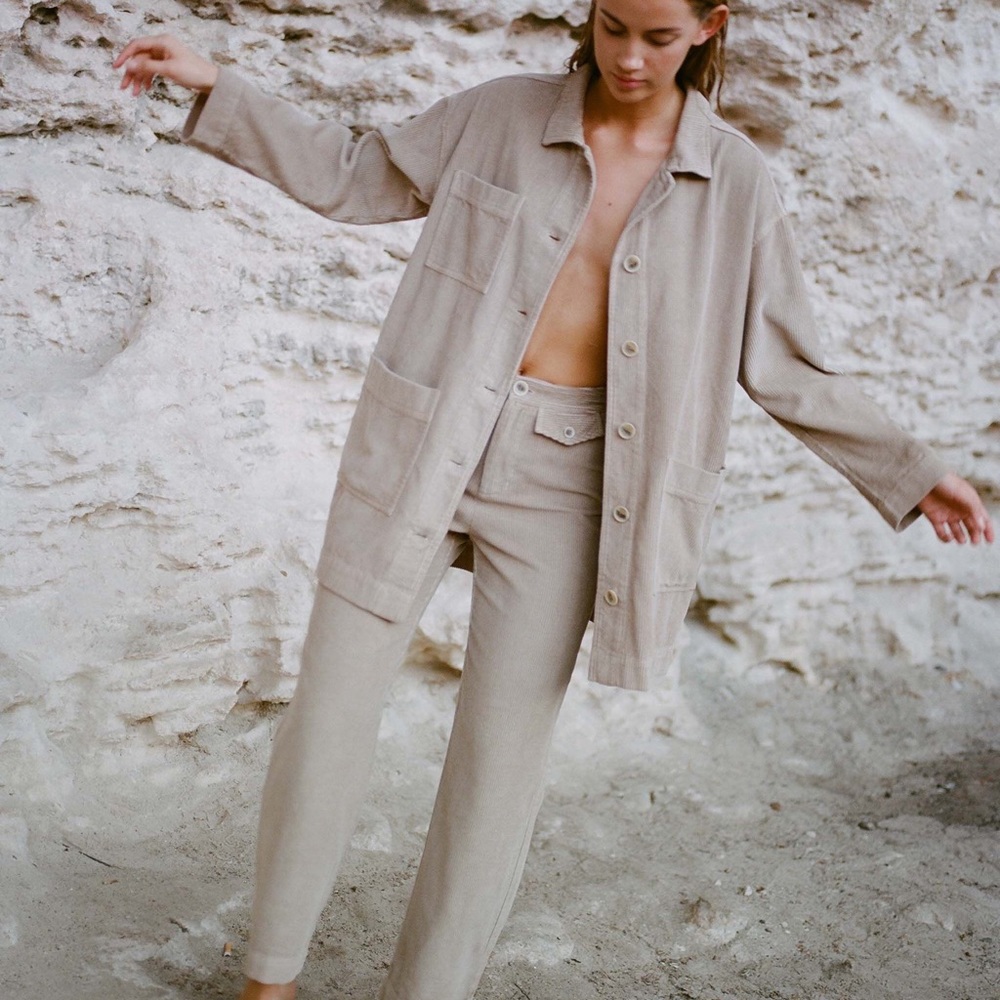 deadstock paloma wool panna coat in WHITE